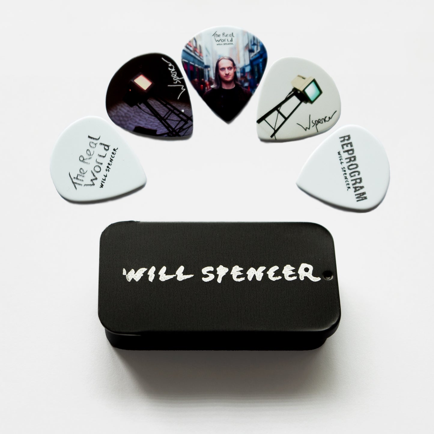 Will Spencer Plectrum Set (Five Unique Designs)